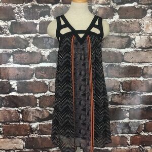 Xhilaration XS Dress Extra Small sleeveless tank Red Black short